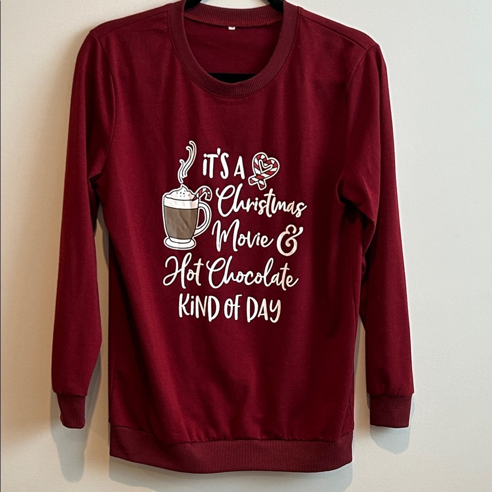 Christmas Movie & Hot Chocolate Sweatshirt
